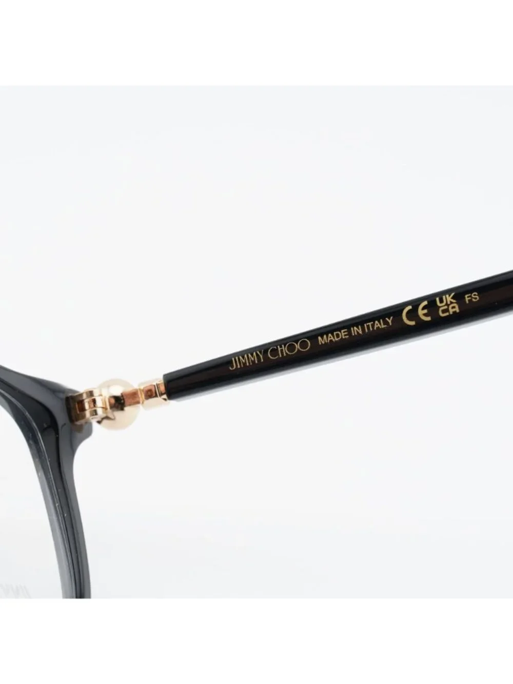 Jimmy Choo JC377 0807 00 Eyeglasses Black 53mm Rectangle Frame